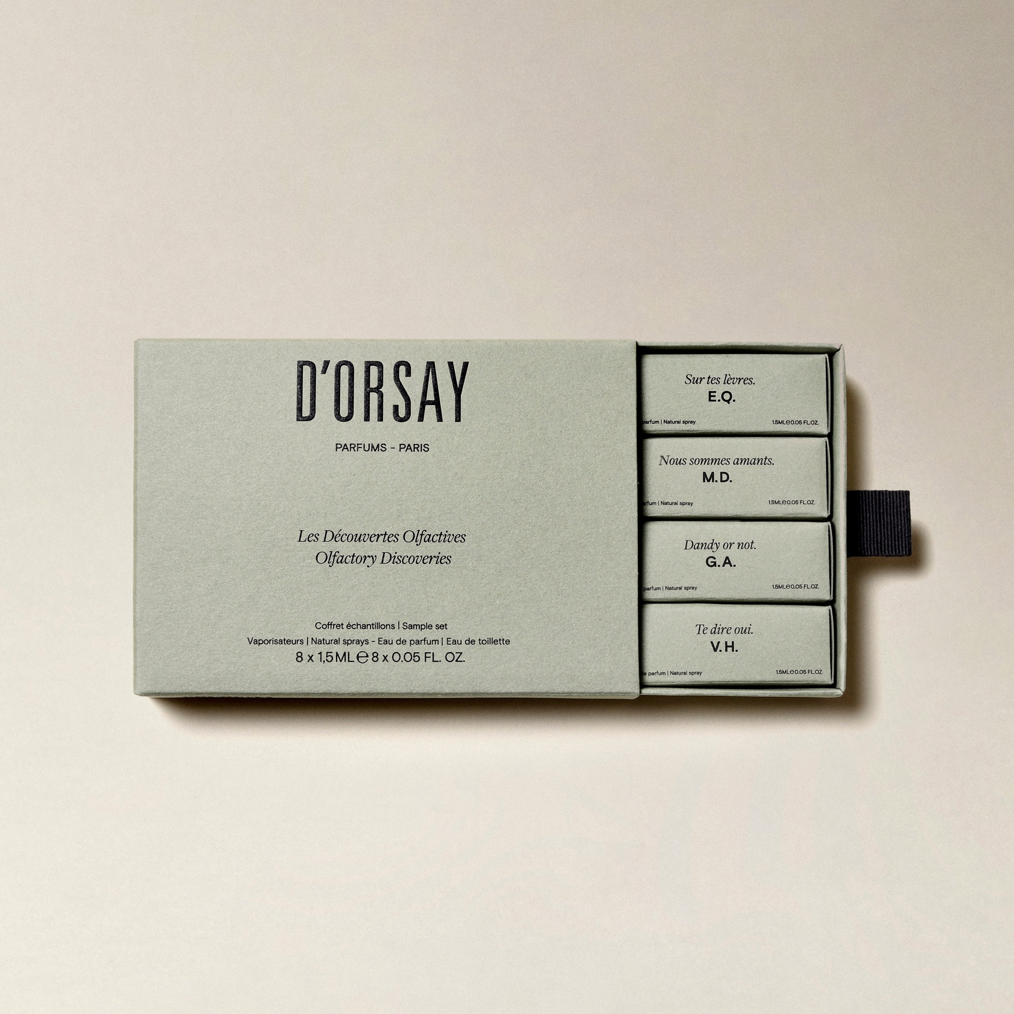 オルファクトリーディスカバリーセット1.5ML ×8 ドルセー ジャパン (d'Orsay Japan) パルファム・香水 – ドルセージャパン
